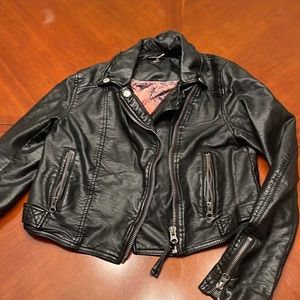 Free people leather jacket